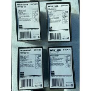 Lot of 4 Appleton EGS Electric 3 Hole 1/2" Bronze Gang Box WSM150B Metal New I1
